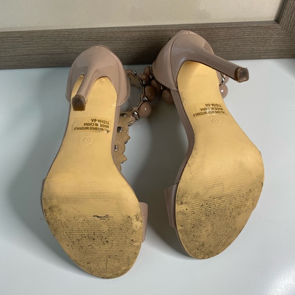 Nude heel sandals - Picture 4 of 4